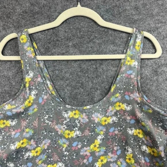 Intimately Free People Floral Tank Top Womens Small Flowy Oversized Prairiecore - Picture 2 of 9